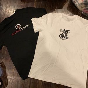 Two men’s Ethika T-shirts size large